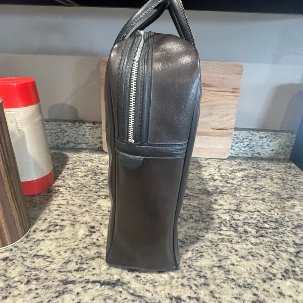 Vintage 70s Thermos & Aladdin Lunch‎ Set – Faux Leather Tote + 2 Bottles + Box